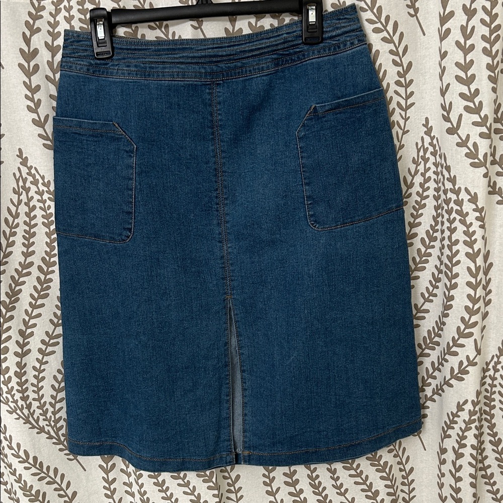 Denim Skirt Universal Thread Dark Blue